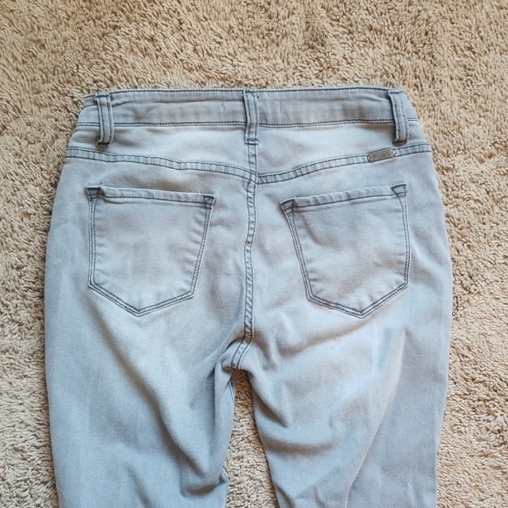 Grey Distressed jeans